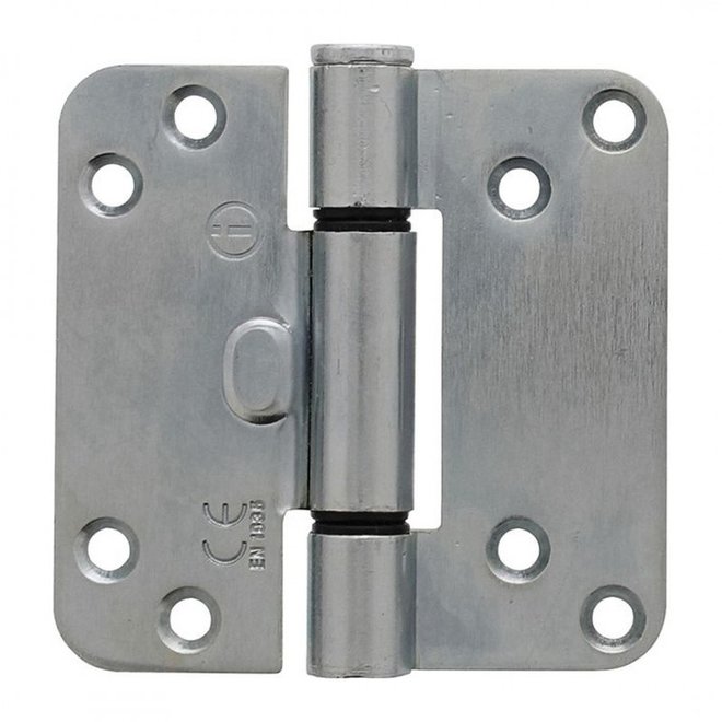 Intersteel Glijlagerscharnier verzinkt staal afgerond 89x89x3  DIN  L+R