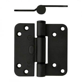 Glijlagerscharnier zwart Intersteel  89x89  rechts Glijlagerscharnier zwart Intersteel  89x89  rechts