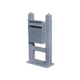 KempiQ Belgische Arduin hardsteen brievenbus vrijstaand model 17