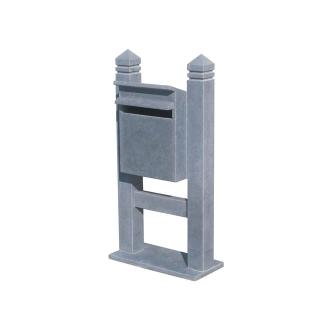 KempiQ Belgische Arduin hardsteen brievenbus vrijstaand model 17