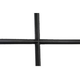 KempiQ Design deur zwart Staal 4-vaks verdeling en glasvenster