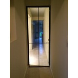 KempiQ Design deur zwart Staal 4-vaks verdeling en glasvenster