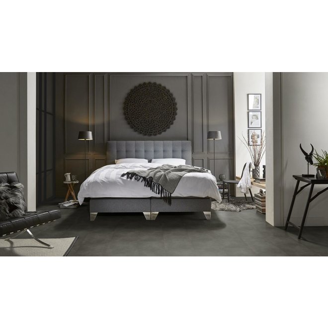 Ambiant Ambiant PVC vloer Concrete tegels  91x45 cm kleur Antraciet