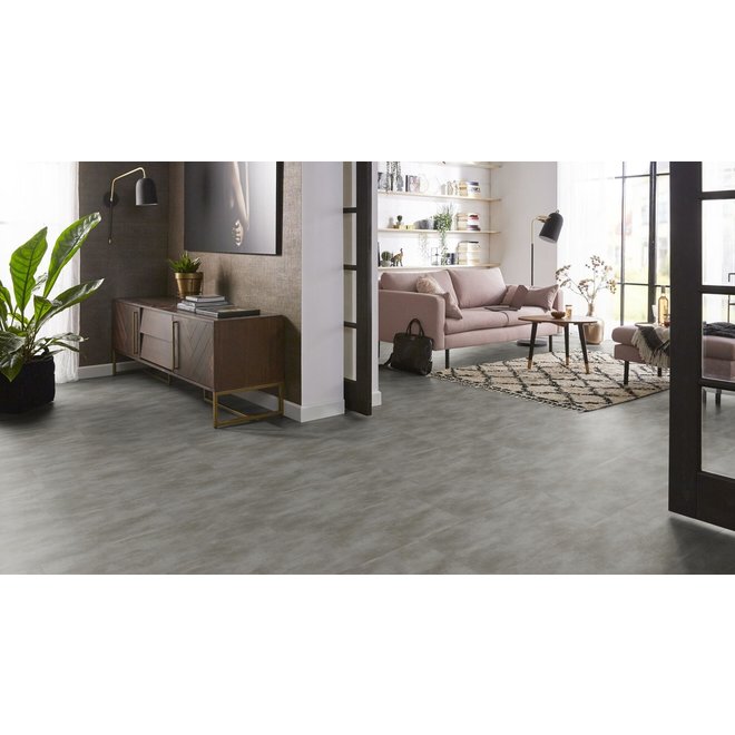 Ambiant Ambiant PVC vloer Concrete tegels  91x91 cm kleur Blue Grey XL