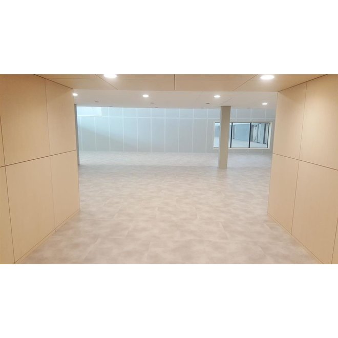 Ambiant Ambiant PVC vloer Concrete tegels  91x91 cm kleur Off Grey XL