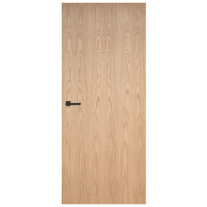 Binnendeur Plano natuurlijk eiken fineer stomp
