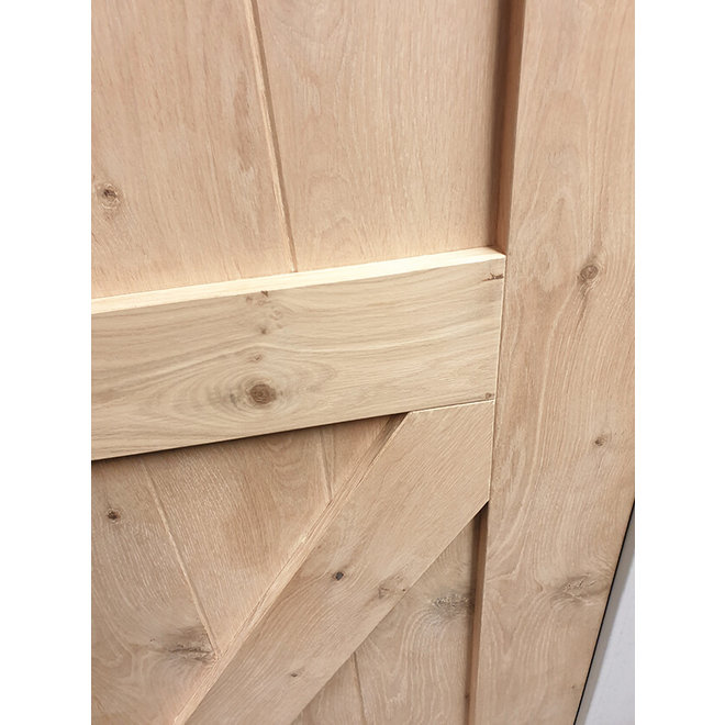 Austria Eiken fineer binnendeur Roble Uno rechts met enkele klamp