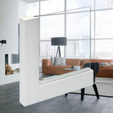 Skantrae Skantrae binnendeur stomp blank glas SSL 4053 wit gegrond