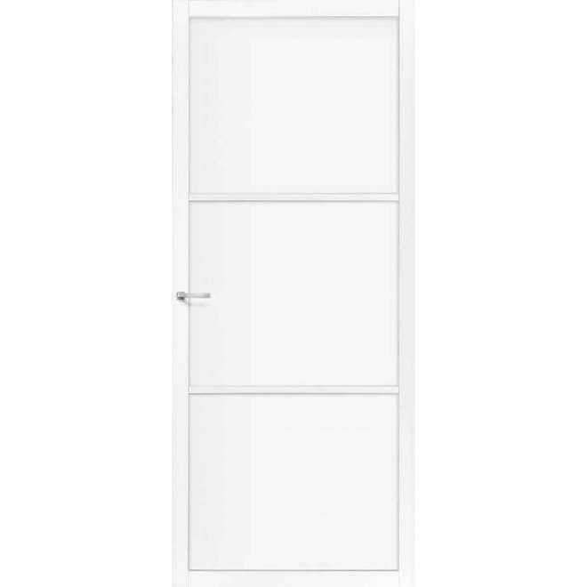 Skantrae Skantrae binnendeur stomp blank glas SSL 4053 wit gegrond