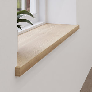 Eiken vensterbank model Hestia vlak geschaafd
