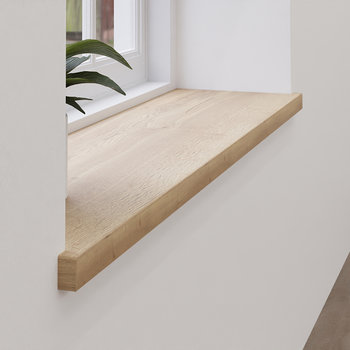 Eiken vensterbank model Hestia vlak geschaafd Eiken vensterbank model Hestia vlak geschaafd