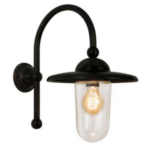 Stallamp Tierlantijn model Pavono mat zwart