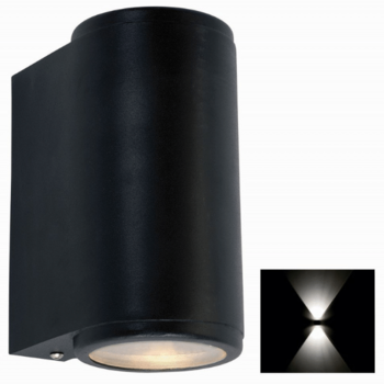 Wandspot zwart rond model Mandy Wandspot zwart rond model Mandy