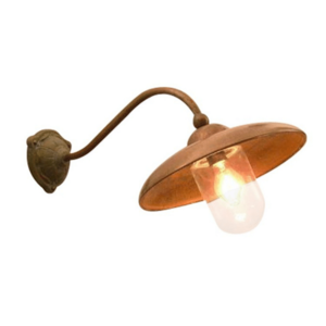 Stallamp Tierlantijn model Luca mat koperbruin