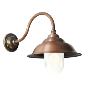 Gave stallamp model Savoy koper brons Gave stallamp model Savoy koper brons