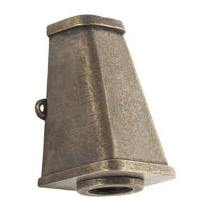 KS verlichting design muurspot Tritona brons