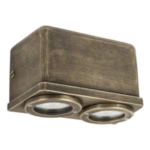 KS verlichting design muurspot Spello brons