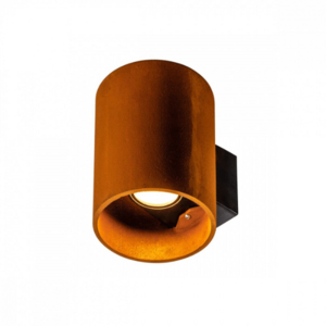 Wandlamp Rusto Up&Down rond 18 cm roestbruin