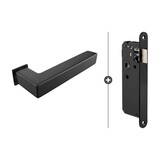 Skantrae Skantrae Slim Serie  hang- en sluitwerkset 806 zwart  vierkant