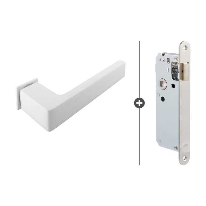Skantrae Skantrae Slim Serie  hang- en sluitwerkset 812 wit rechthoekig