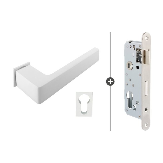 Skantrae Skantrae Slim Serie  hang- en sluitwerkset 832 wit rechthoekig