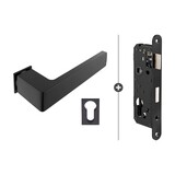 Skantrae Skantrae Slim Serie  hang- en sluitwerkset 830 zwart rechthoekig