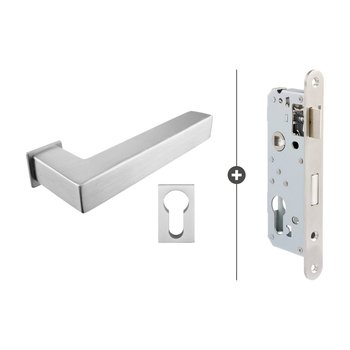 Skantrae Slim Serie  cilinderslot set 825 mat chroom Skantrae Slim Serie  cilinderslot set 825 mat chroom
