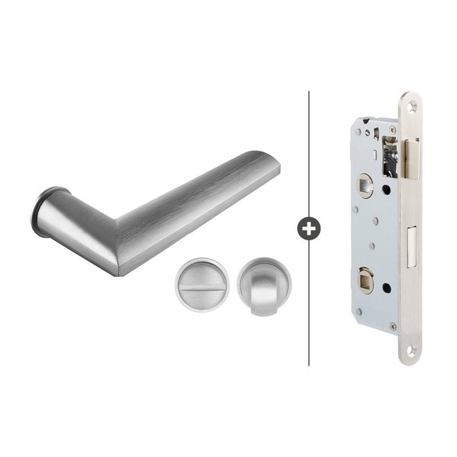 Skantrae Skantrae Slim Serie  hang- en sluitwerkset 841 met toiletslot rond
