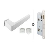 Skantrae Skantrae Slim Serie  hang- en sluitwerkset 852 met toiletslot rechthoekig