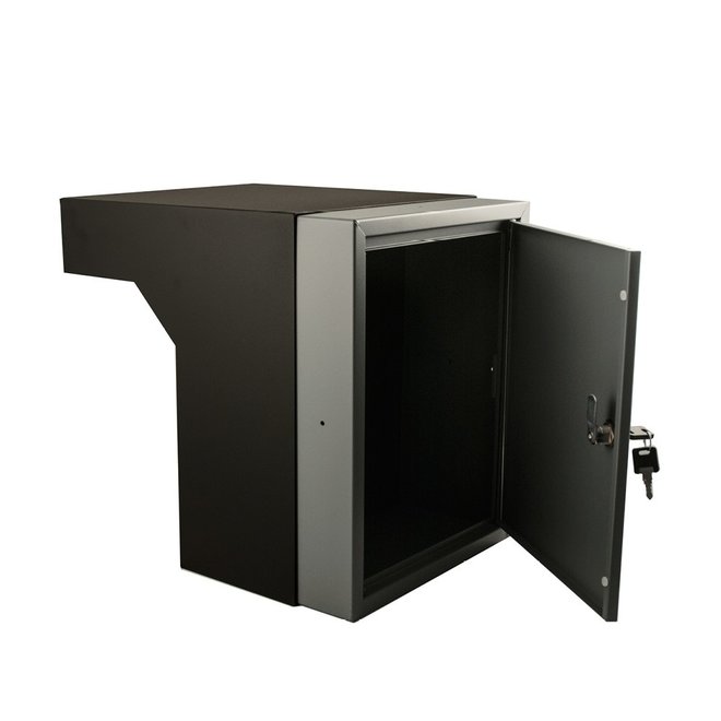 KempiQ Brievenbus inbouwkast RVS 35-50 cm incl. slot
