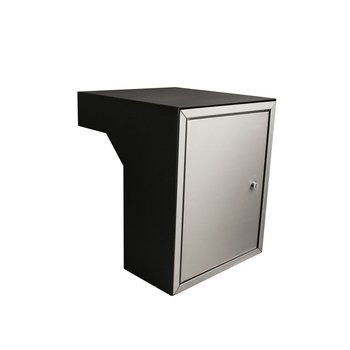 Brievenbus inbouwkast RVS