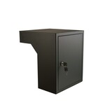 KempiQ Brievenbus inbouwkast Antraciet 35-50 cm incl. slot