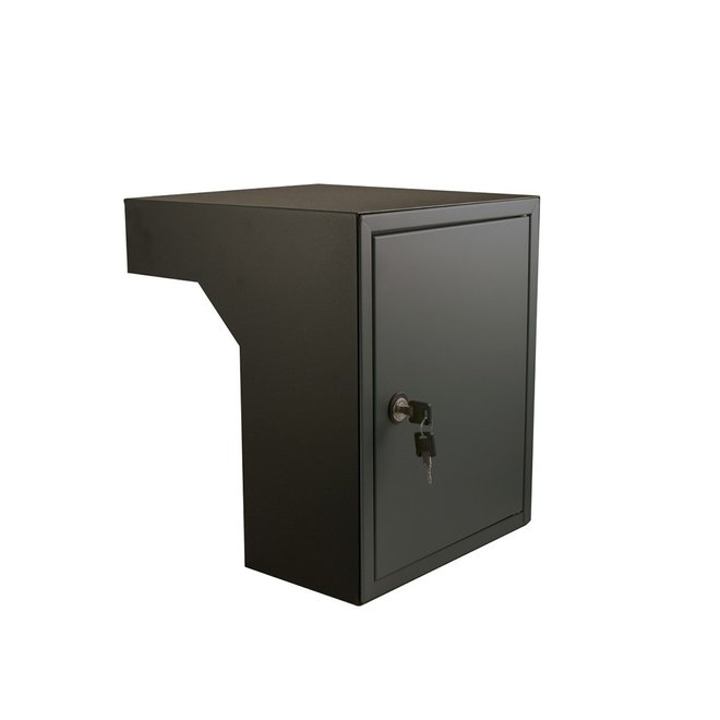KempiQ Brievenbus inbouwkast Antraciet 35-50 cm incl. slot