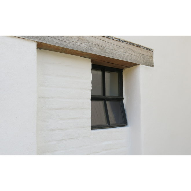 KempiQ Authentiek zwart stalen raam dubbel glas openklapbaar 30x40 cm