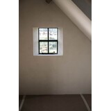 KempiQ Authentiek zwart stalen raam dubbel glas openklapbaar 30x40 cm