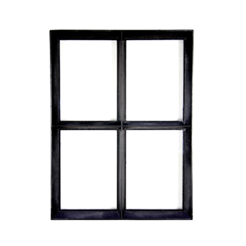 Stalraam / gevelraam vast enkel glas B50xH60 cm Stalraam / gevelraam vast enkel glas B50xH60 cm