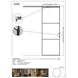 KempiQ Metaal Design stalen deur met railsysteen en incl. roedes