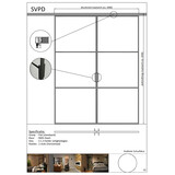 KempiQ Metaal Design stalen pui met dubbele schuifdeur