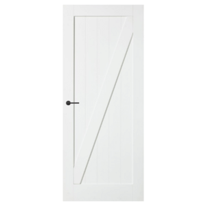Tijdloze binnendeur SK 3 stomp Cottage  wit voorgelakt