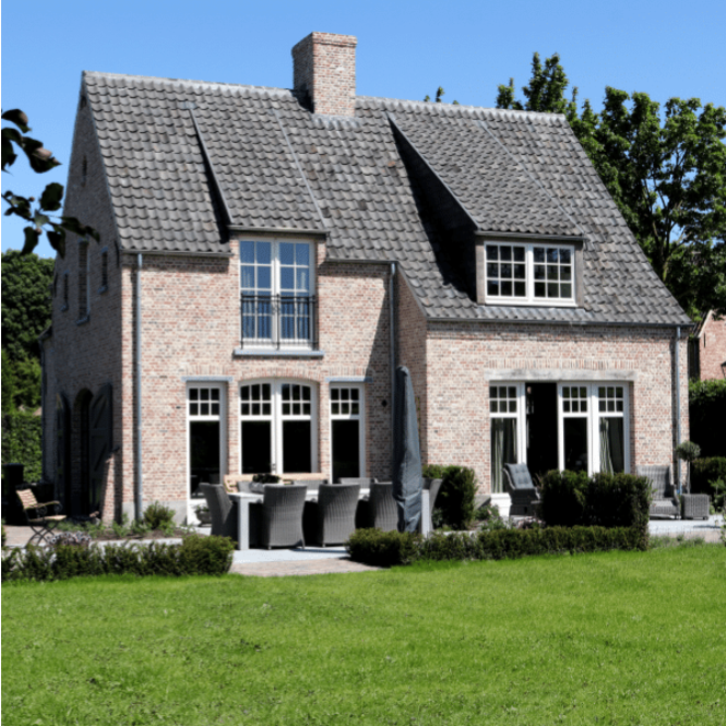 KempiQ Kempisch kozijn met dubbele tuindeur model 9