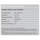 Wienerberger Dakpan Oude Holle 451 vieilli blauw gesmoord per stuk