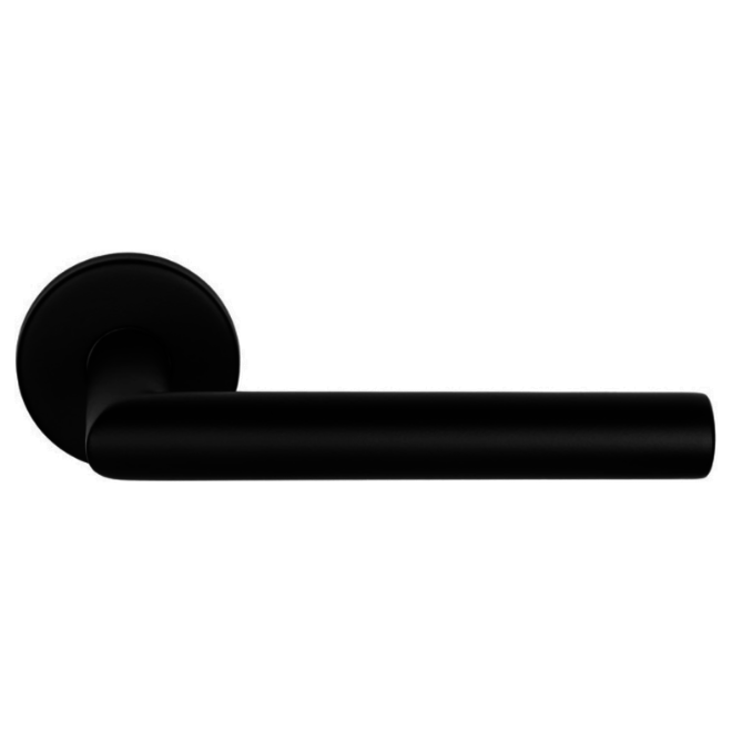 Formani Strak modern binnendeurbeslag kleur mat zwart 19mm