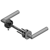 Formani Strak modern binnendeurbeslag kleur mat zwart 19mm