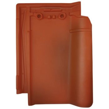 Keramische dakpan type Postel Orage rood rustiek Keramische dakpan type Postel Orage rood rustiek