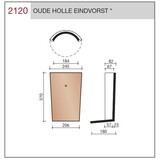 Wienerberger Wienerberger Eindvorst Oude Holle vieilli Rood gepatineerd