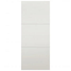Houten freeslijn binnendeur TLF02H stomp wit gegrond