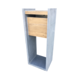 KempiQ Belgische Arduin hardsteen brievenbus Woodlook model 7
