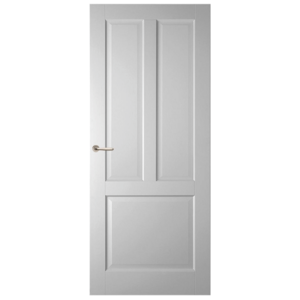 Houten binnendeur WK6551 klassiek stomp wit gegrond