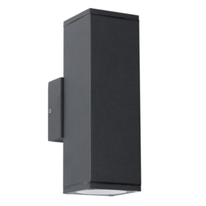 KS verlichting design muurspot Kelly20 cm zwart Up & Down light