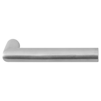 Voordeurbeslag geborsteld RVS 19mm L-model Voordeurbeslag geborsteld RVS 19mm L-model
